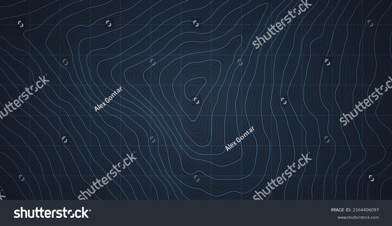 SVG of Vector Abstract Topographic Map Conceptual Pale Dark Blue Wallpaper. Geographic Topology Structure With Depth Elevation. Topography Relief Territory Cartography Art Wide Background svg