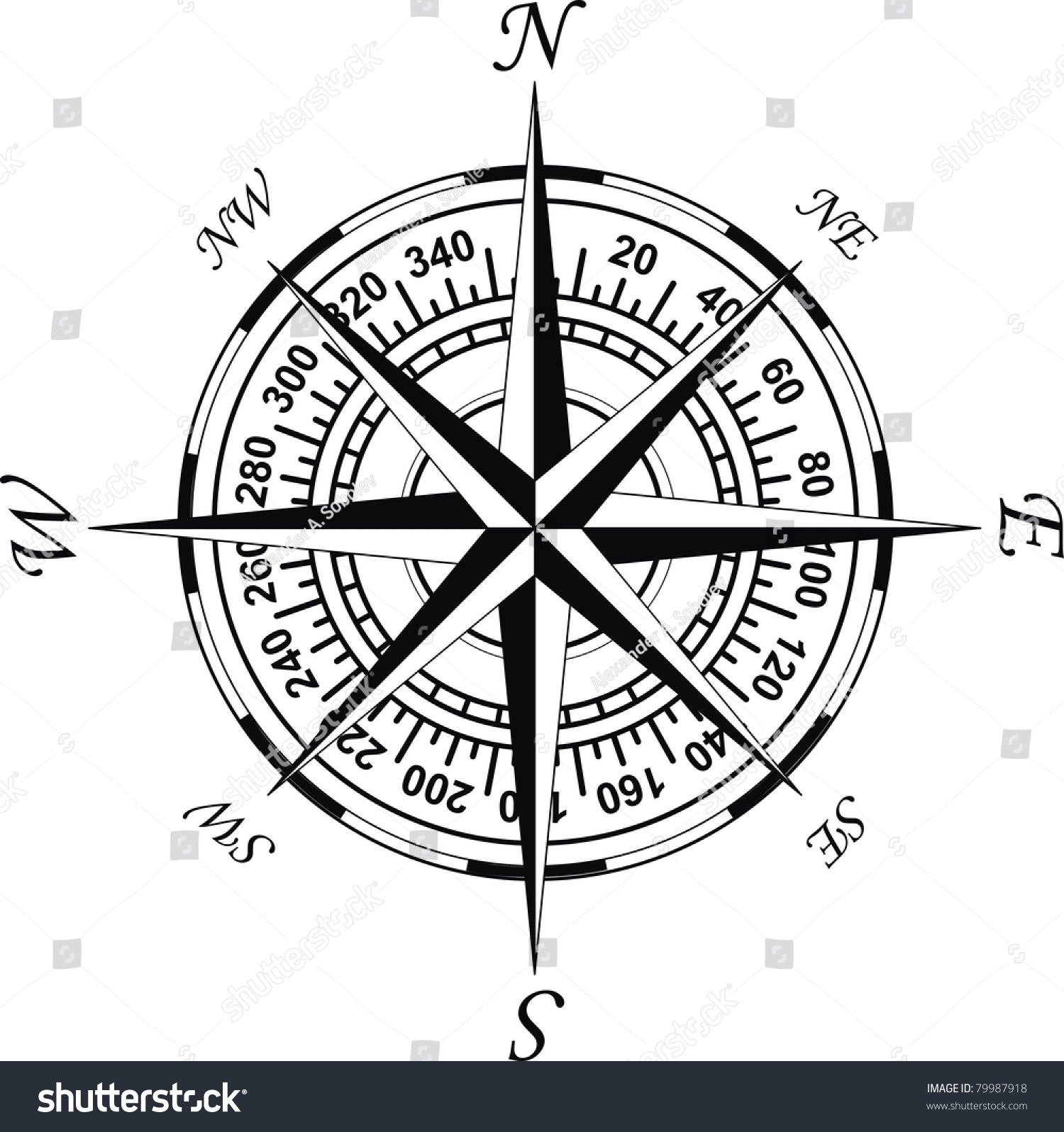 clipart wind rose - photo #15