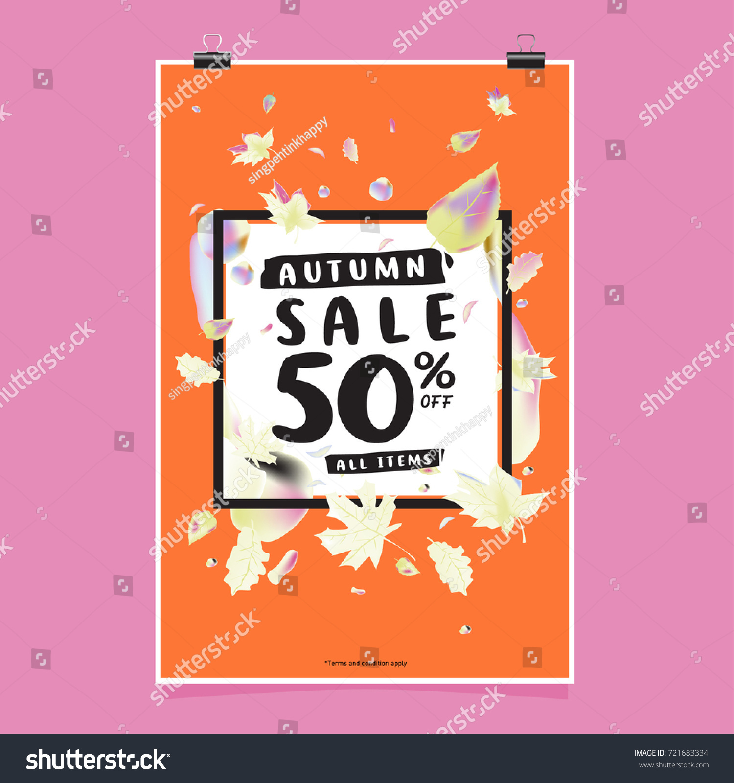 sale poster template