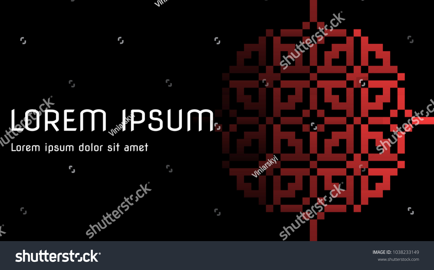 SVG of vector background for business cards, invitations and presentations. vertically oriented circle-shaped ukrainian ornament from the right. svg