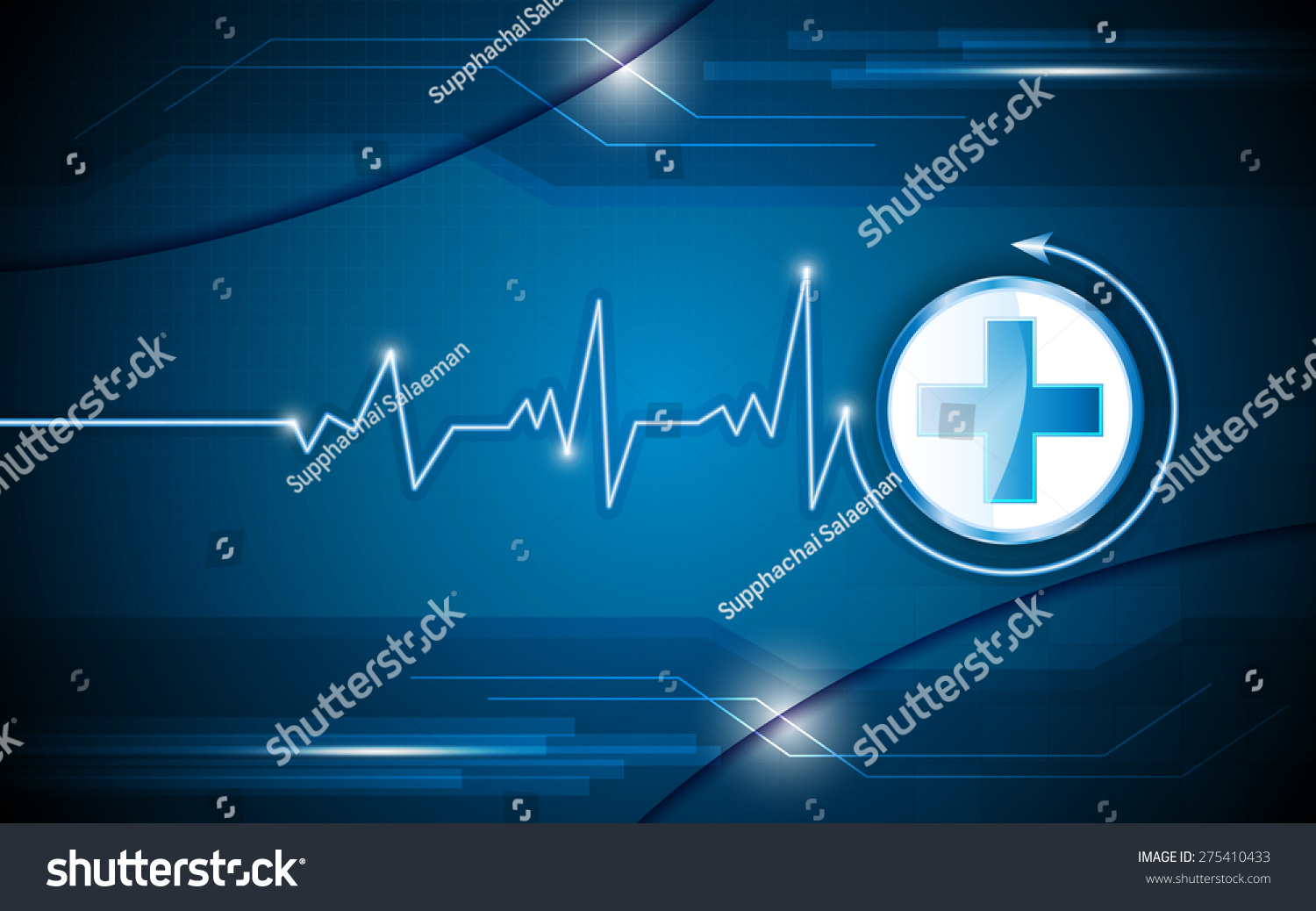 Vector Background Medical Health Care Concept - 275410433 : Shutterstock