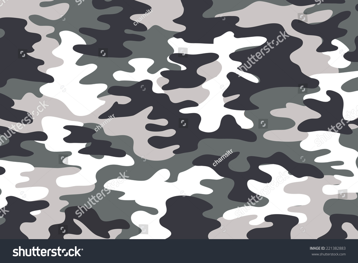 Vector Background Soldier Grey Camo Stock Vector (Royalty Free) 221382883