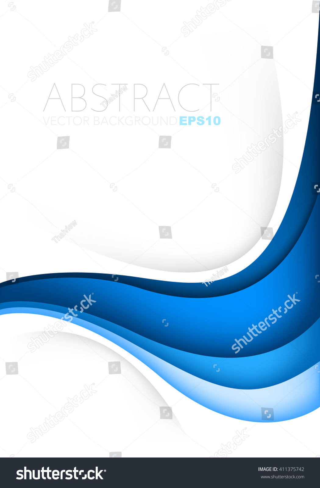 Vector Background White Curve Line Paper Stock Vector (Royalty Free ...