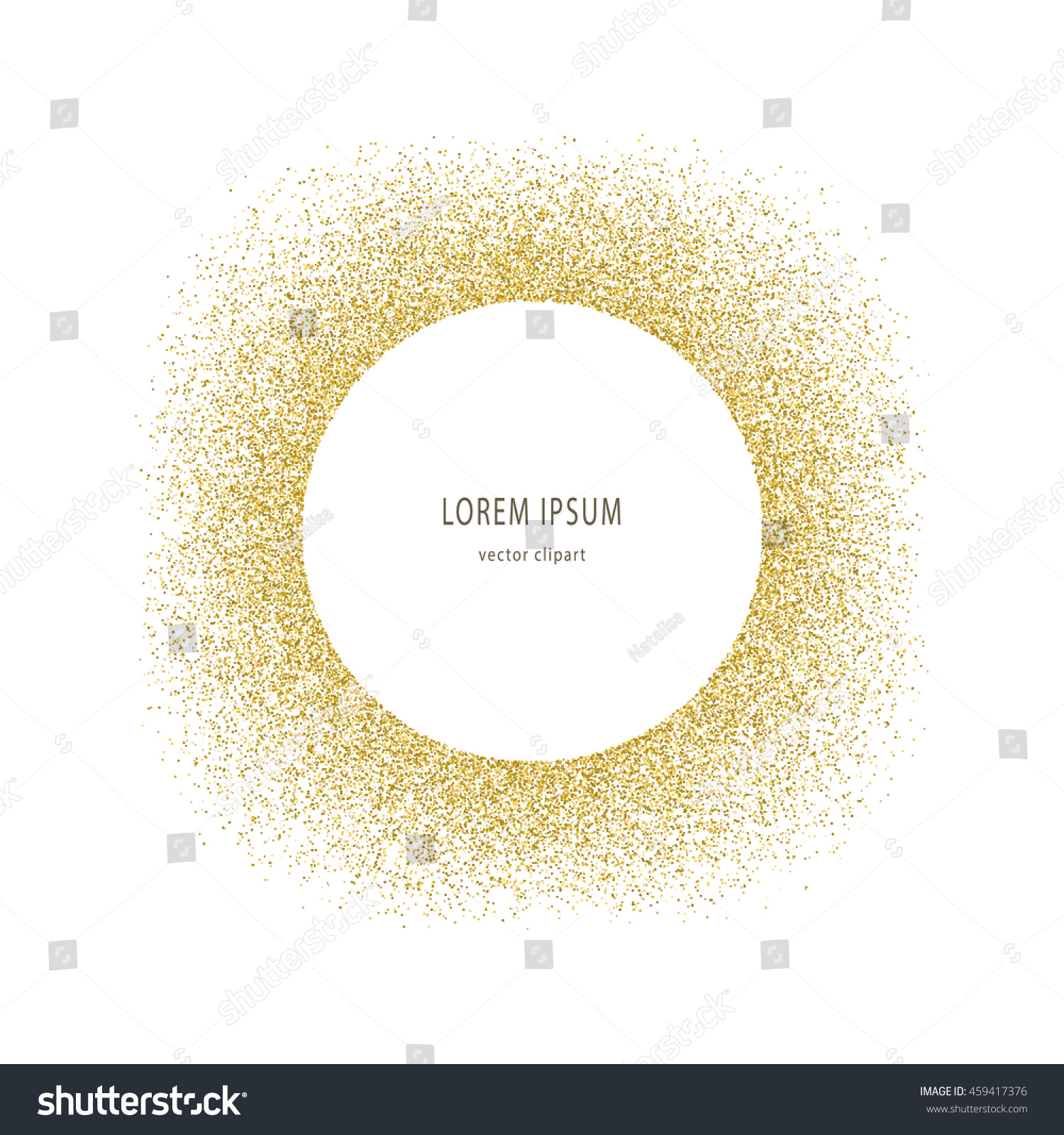 Vector Background Gold Glitter Gold Glitter Stock Vector (Royalty Free ...