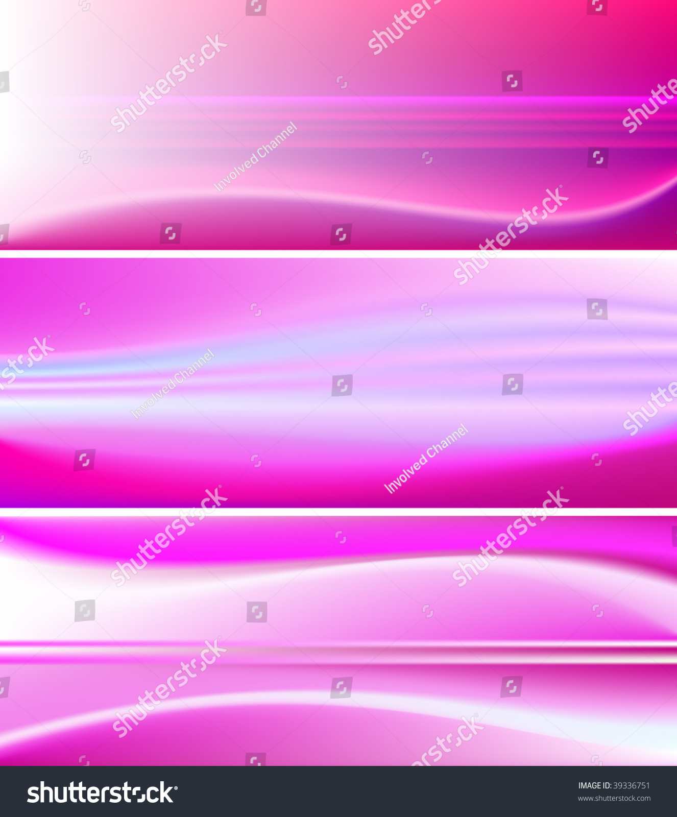 Vector Banner Background Pink Purple Theme Stock Vector 