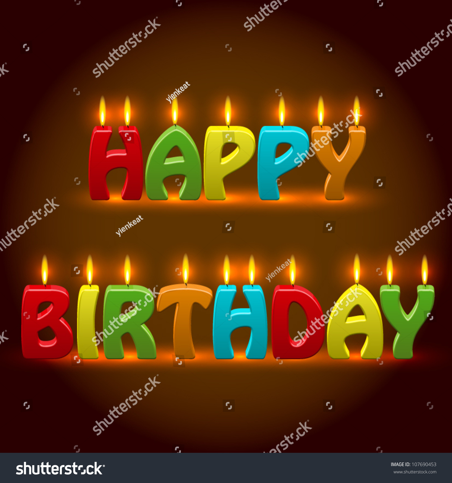 SVG of Vector Birthday Candles svg