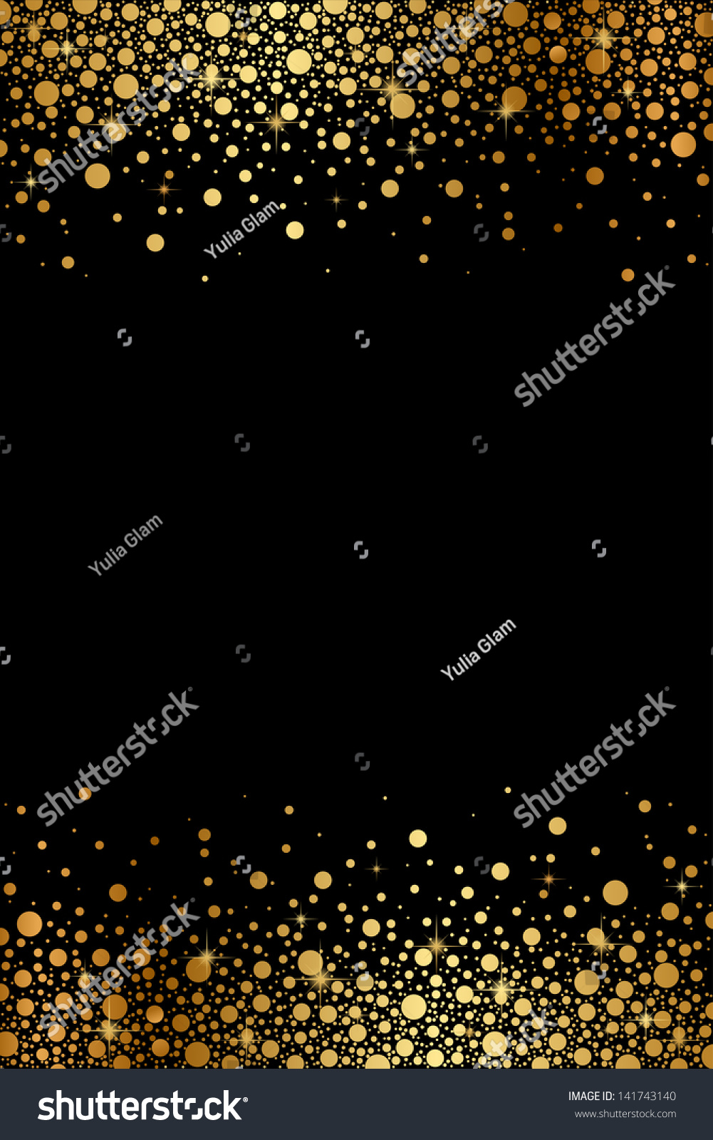 Vector Black Gold Luxury Frame Stock Vector (Royalty Free) 141743140 ...