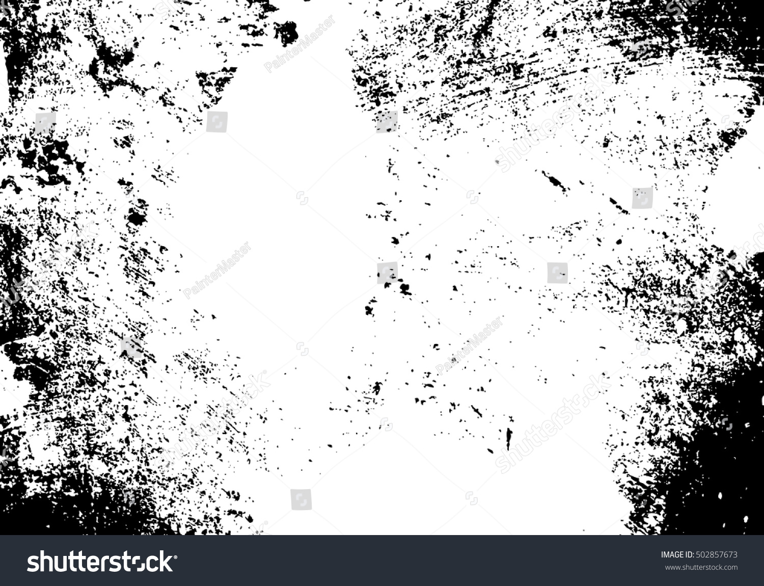 Vector Black White Scratch Texture Abstract Stock Vector (Royalty Free