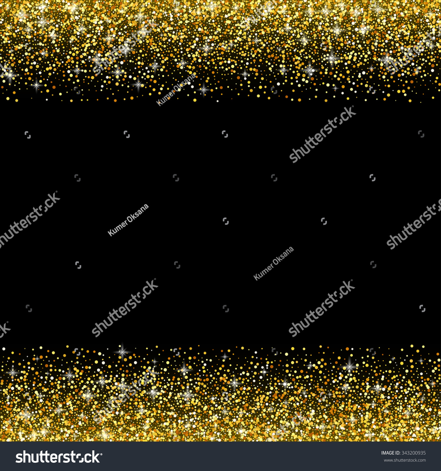 Vector Black Background Gold Glitter Sparkle Stock Vector 343200935 Shutterstock Sparkle Website Templates