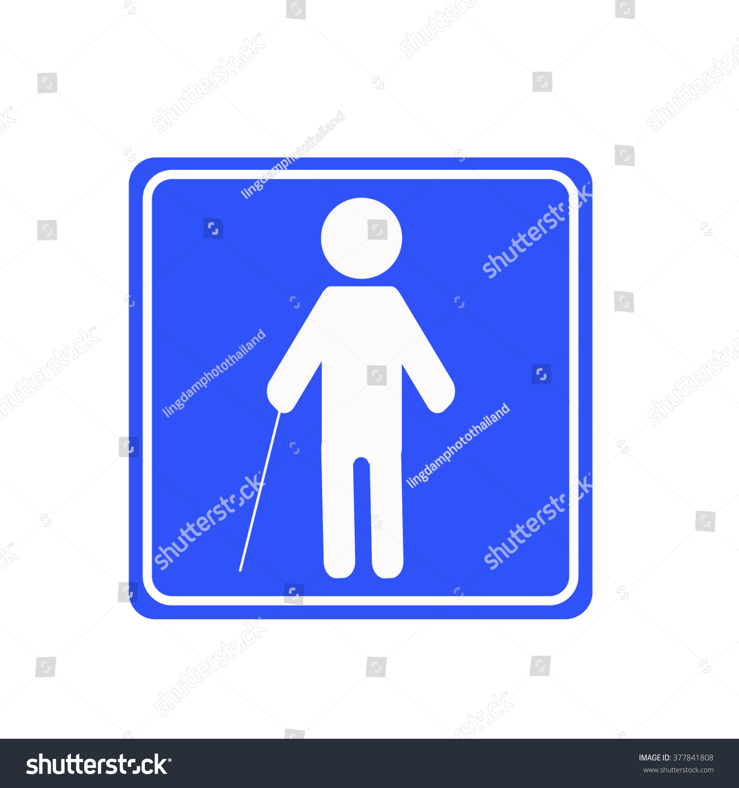 Vector Blind Symbol Stock Vector (Royalty Free) 377841808 | Shutterstock