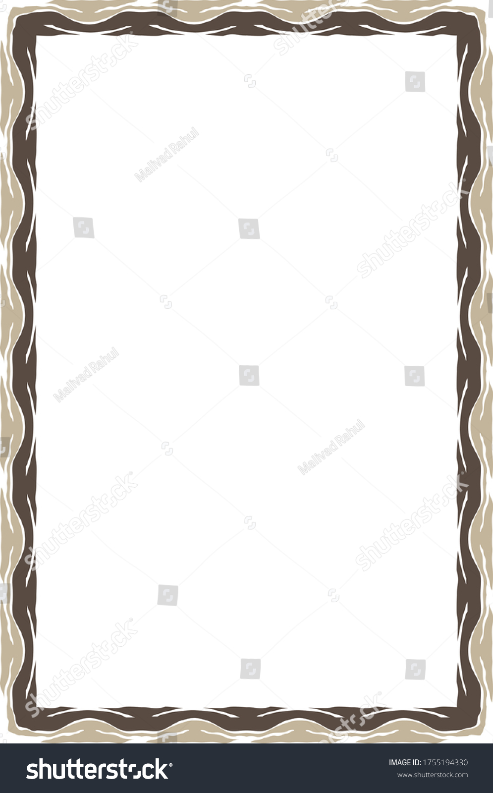 Vector Border Designcolored Photo Frame Stock Vector (Royalty Free ...