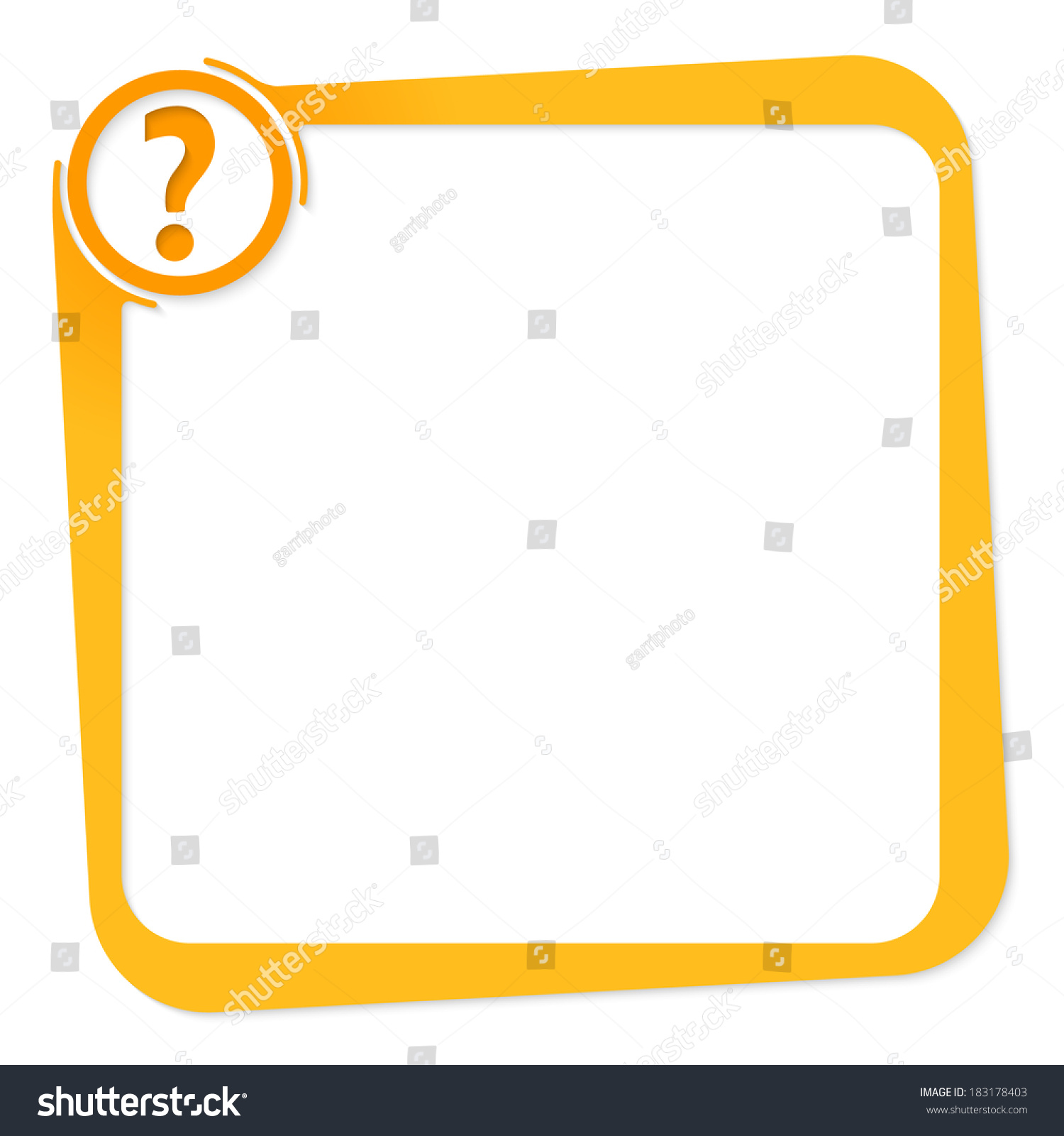 vector-box-any-text-question-mark-vetor-stock-livre-de-direitos