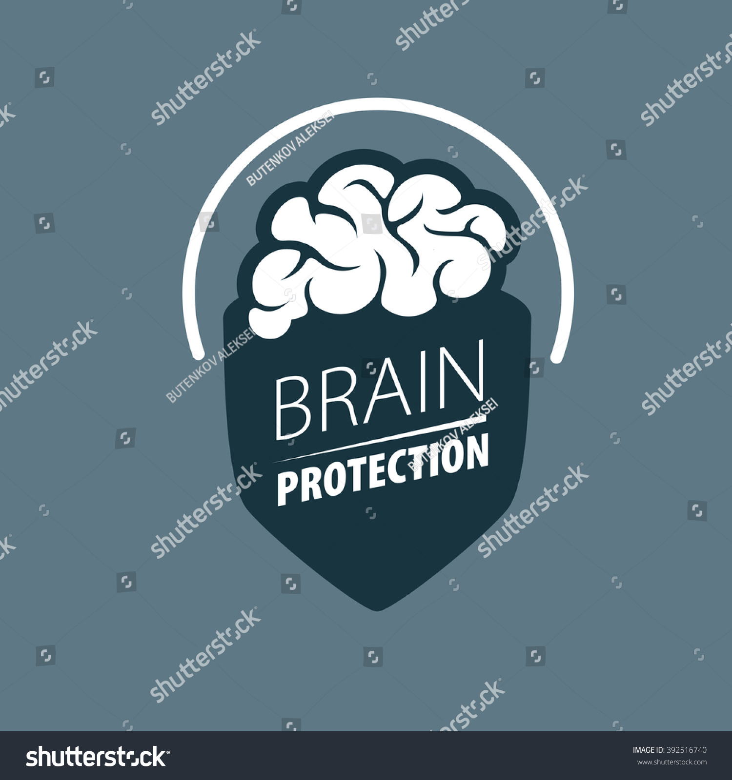 Vector Brain Logo Stock Vector (Royalty Free) 392516740 | Shutterstock