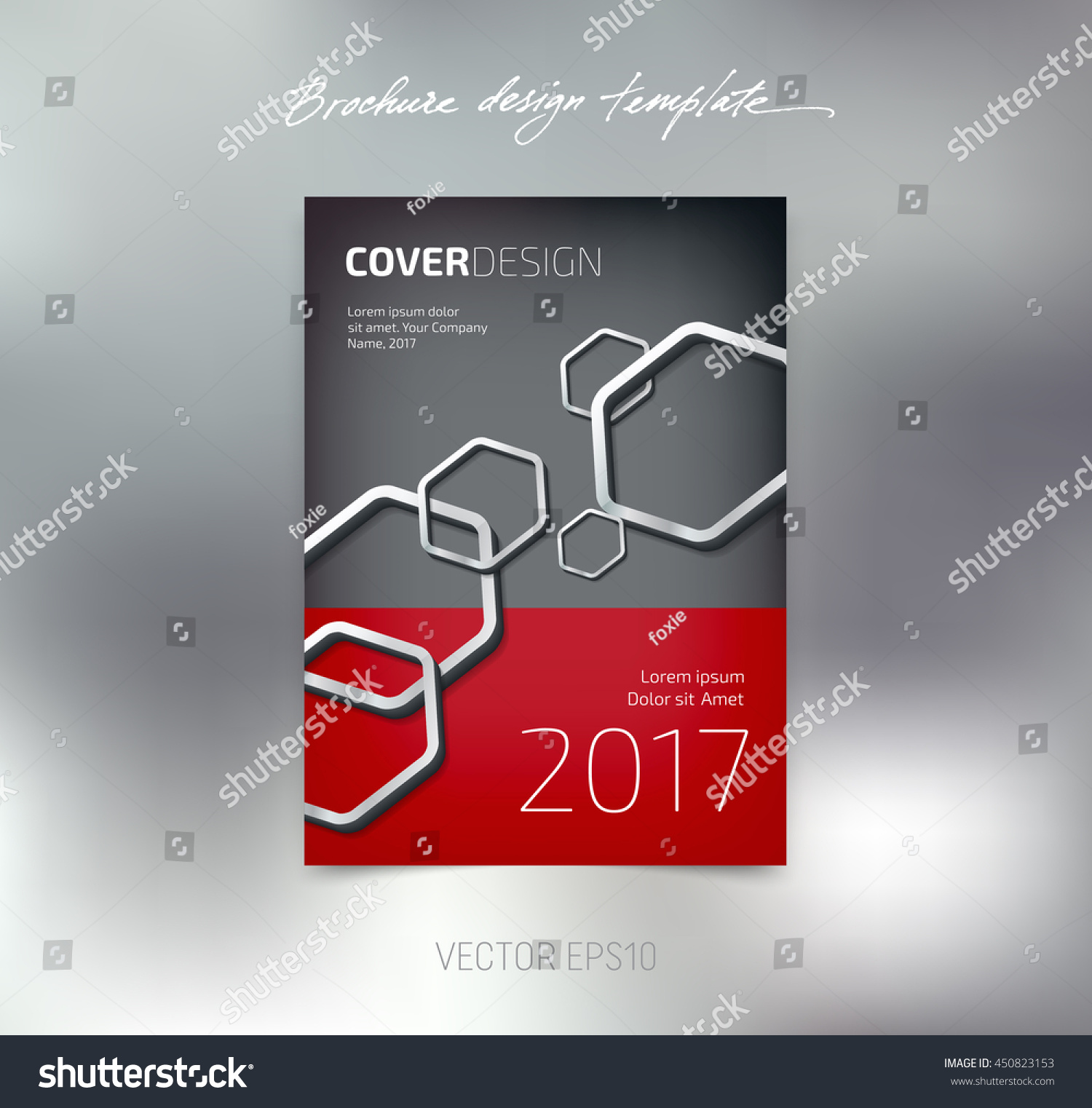 vector brochure booklet cover design template stock vector royalty