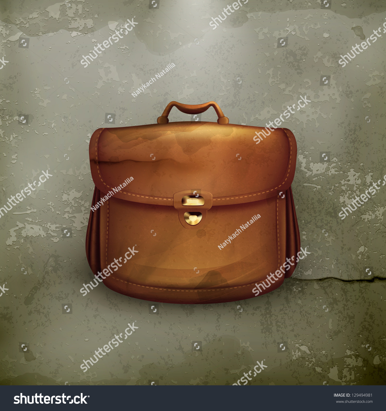 old style briefcase