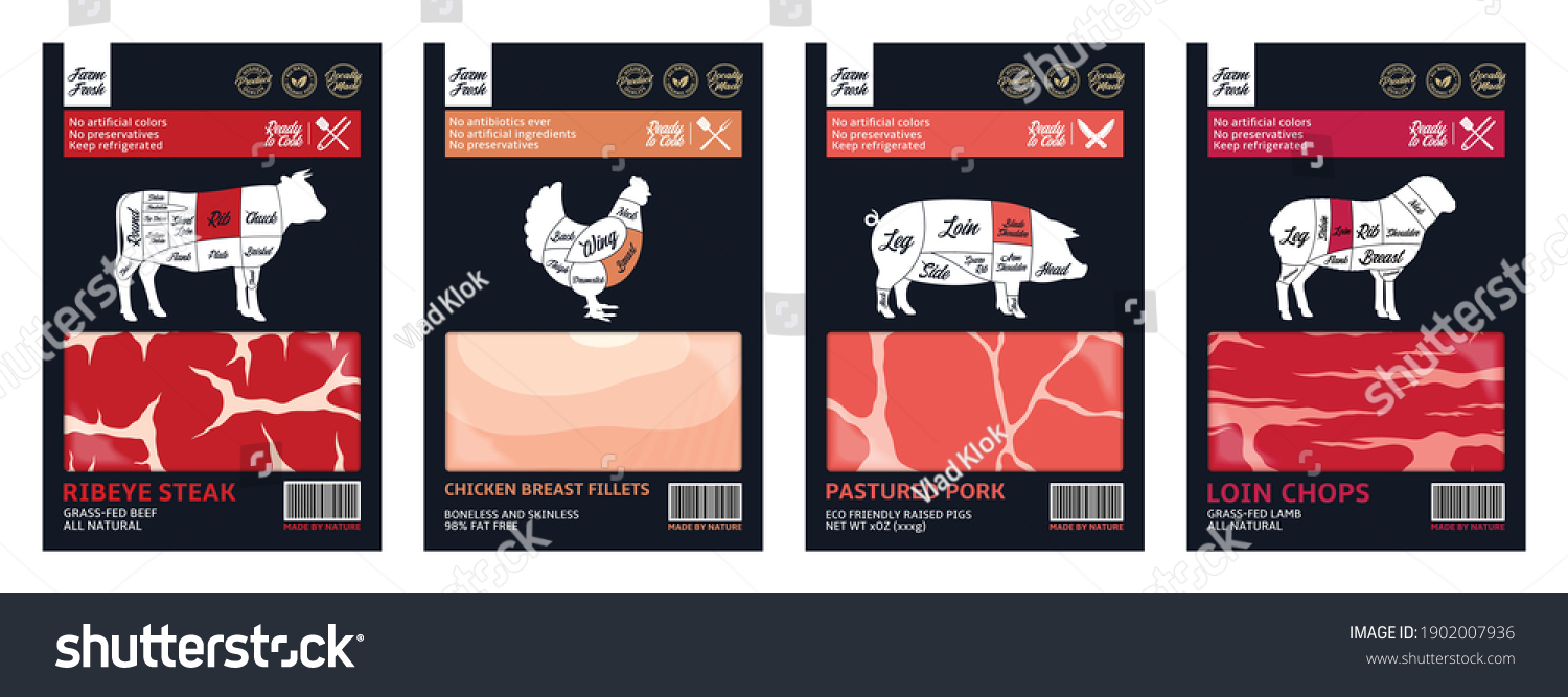 84,608 Meat label design Images, Stock Photos & Vectors | Shutterstock