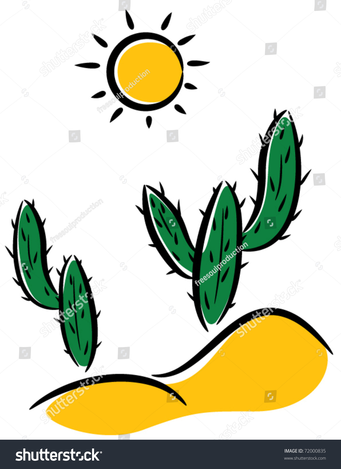 Clip Art Desert Clip Art vector cactus desert clipart stock 72000835 shutterstock in clip art