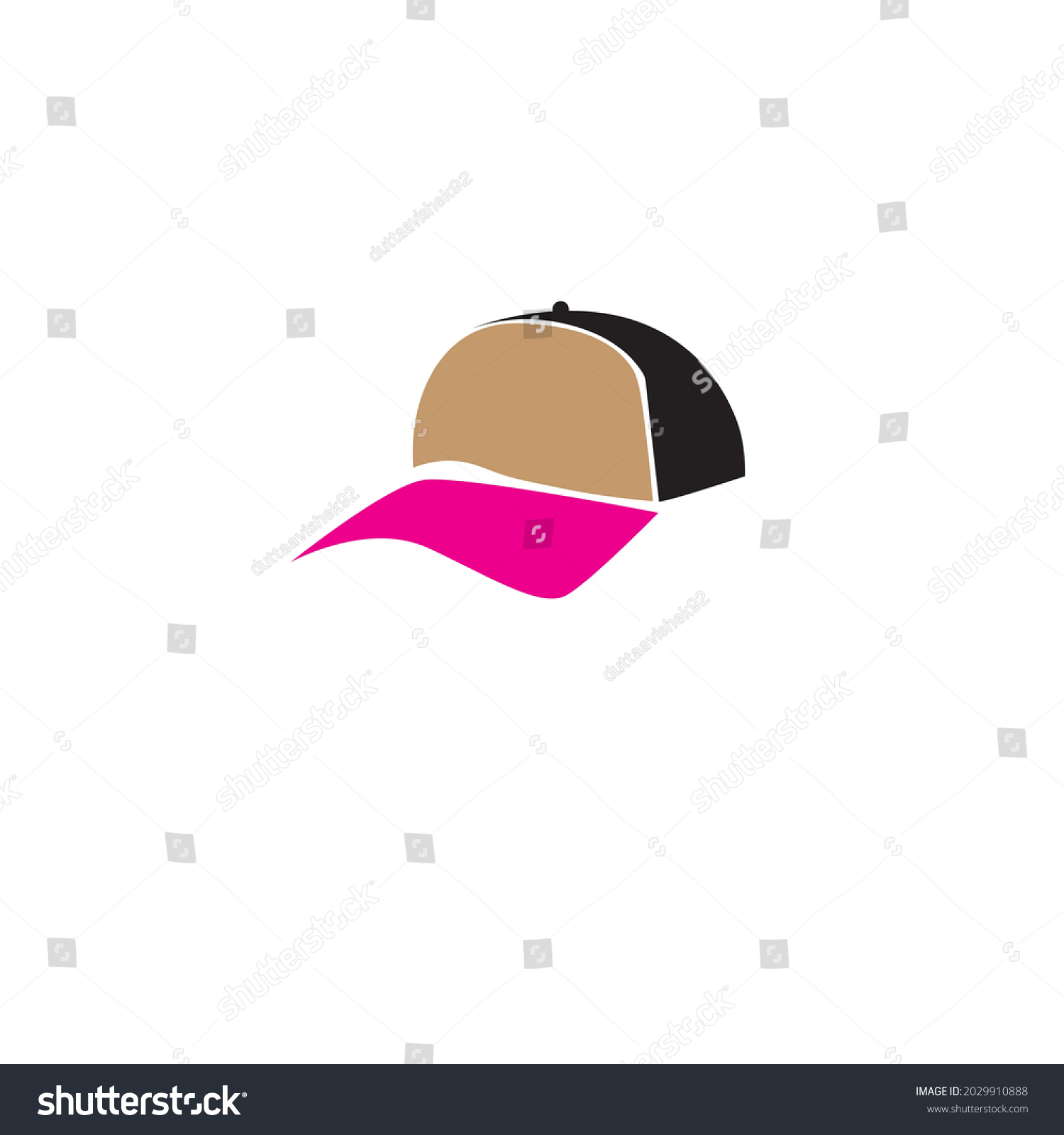 Vector Cap Minimalist Cap Logo Stock Vector (Royalty Free) 2029910888 ...