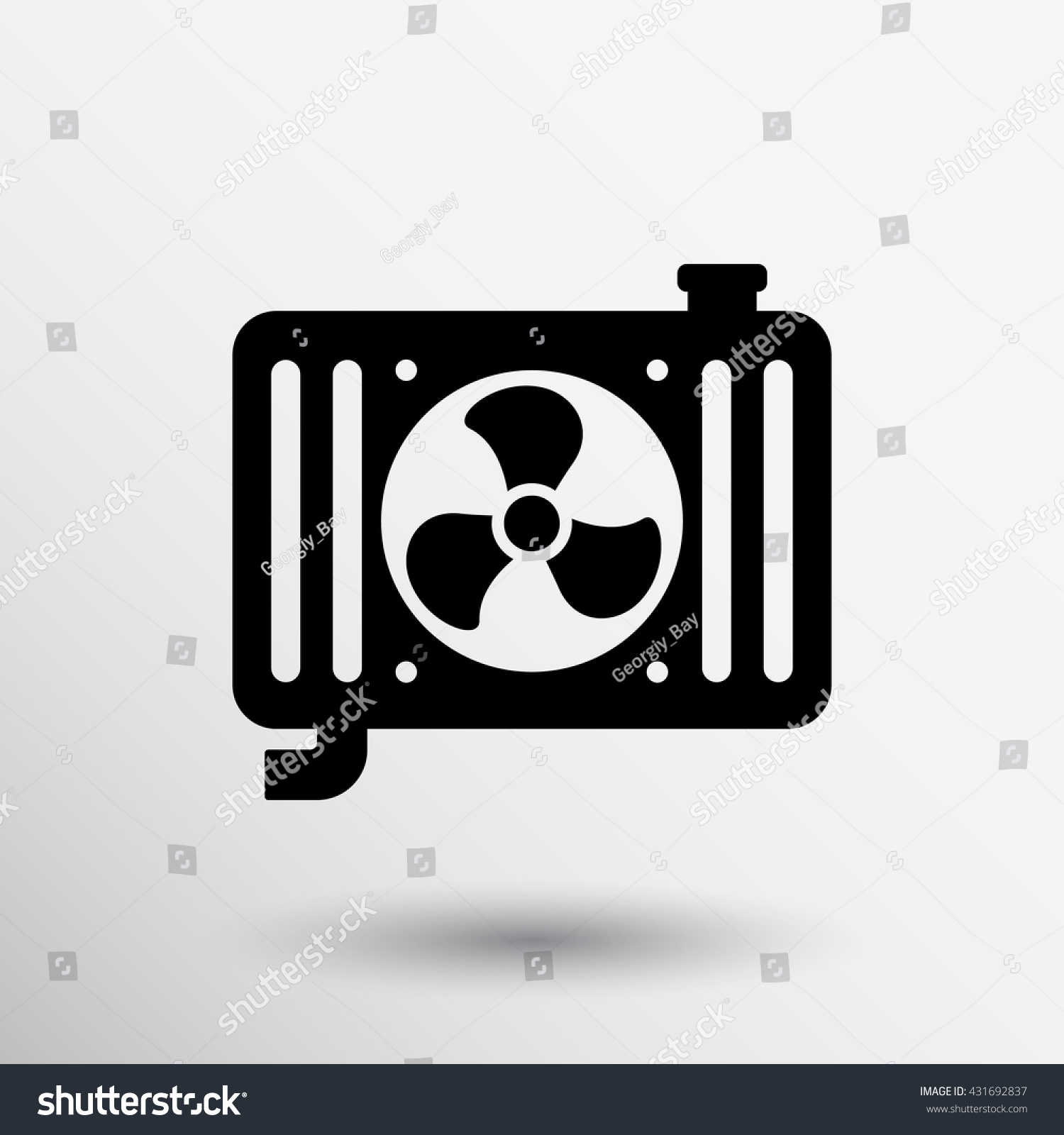 6,394 Car Radiator Icon Images, Stock Photos & Vectors 