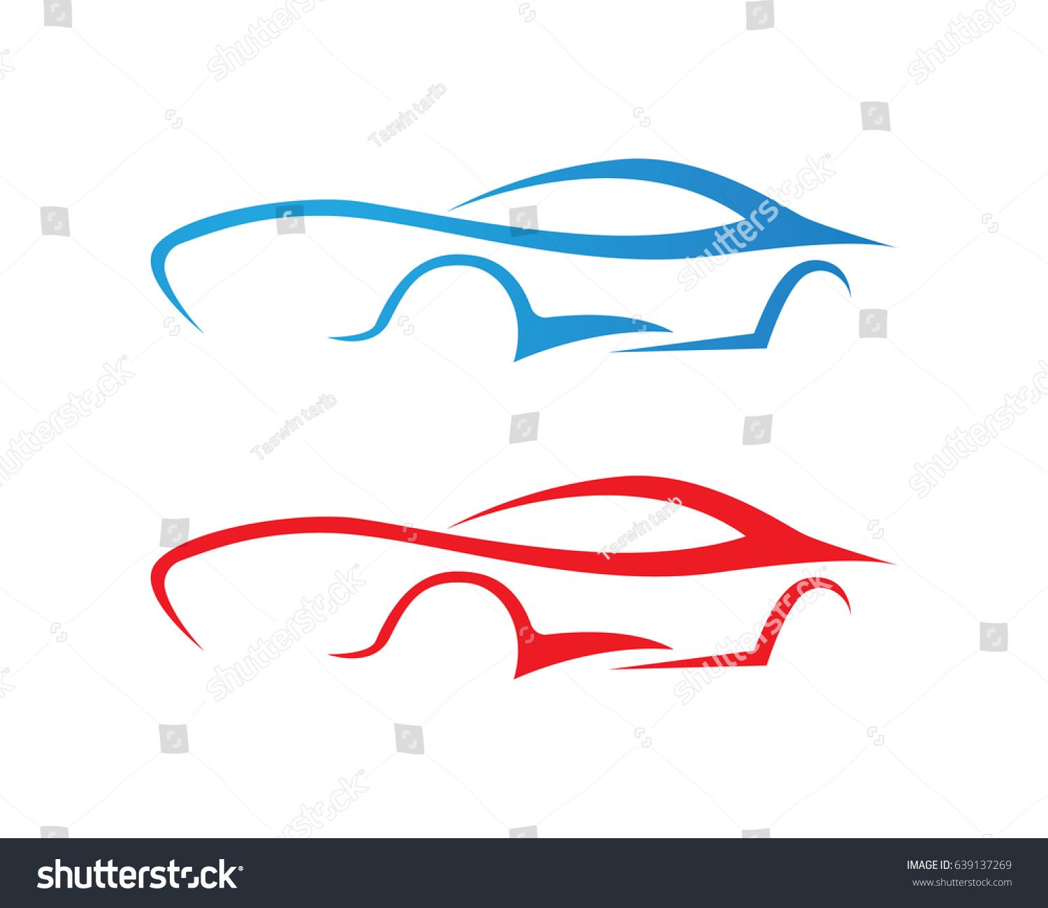 Vector Car Silhouette Logo Stock Vector 639137269 - Shutterstock