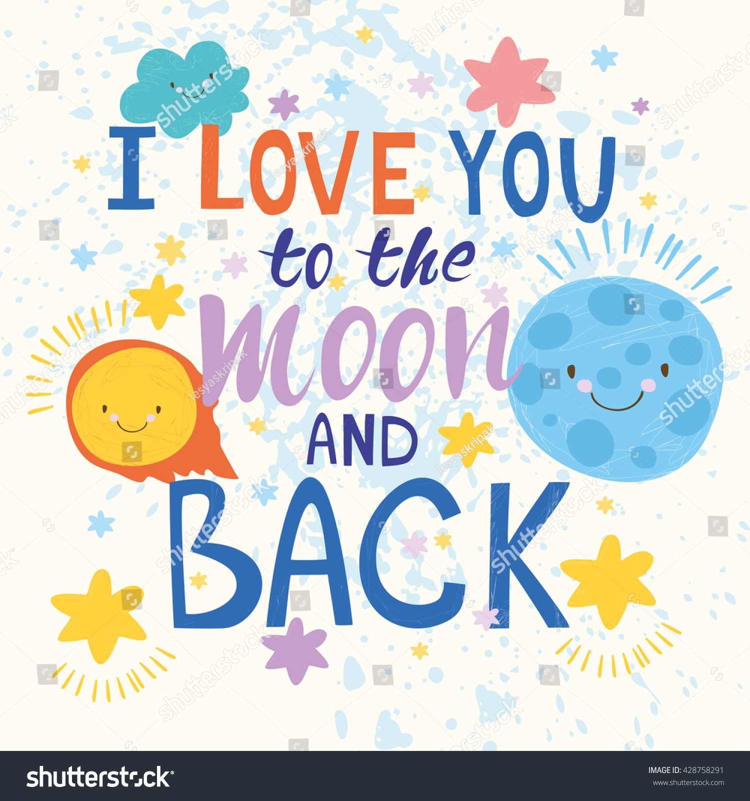 I Love You To Th Moon And Back Svg - Layered SVG Cut File