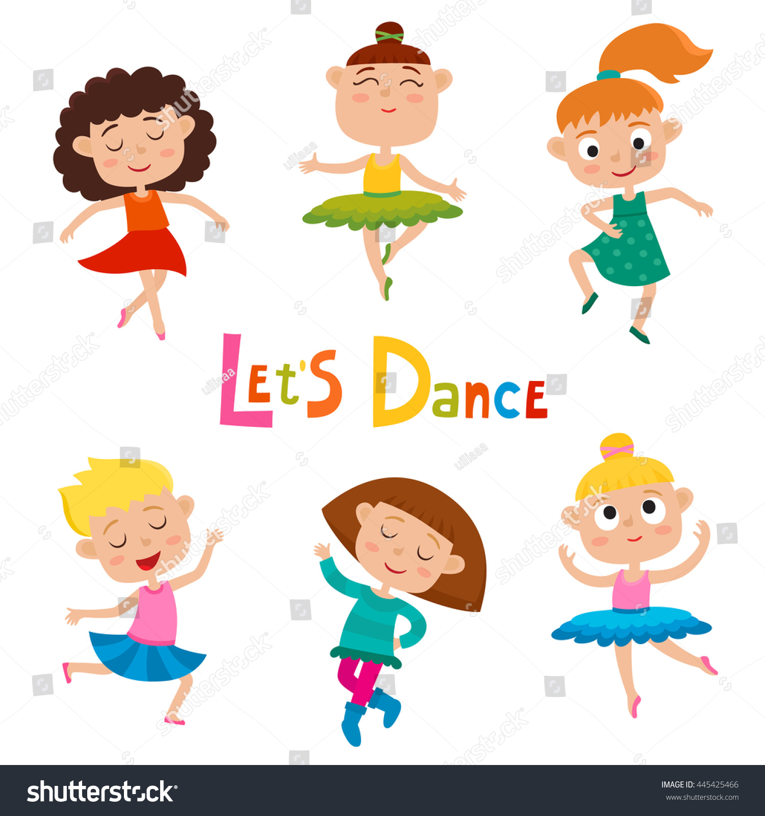 3,896 Kids ballet dance cartoon Stock Vectors, Images & Vector Art ...