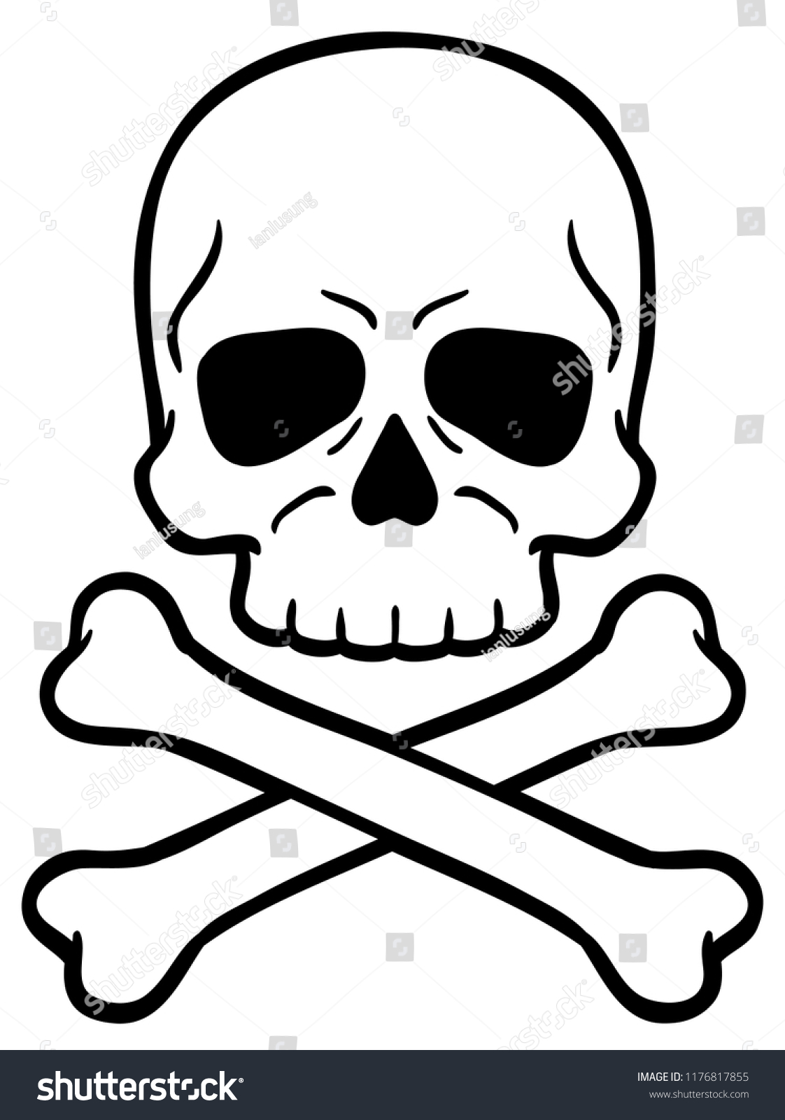 Skull And Crossbones Cartoon - 9,398 skull and crossbones cartoons on