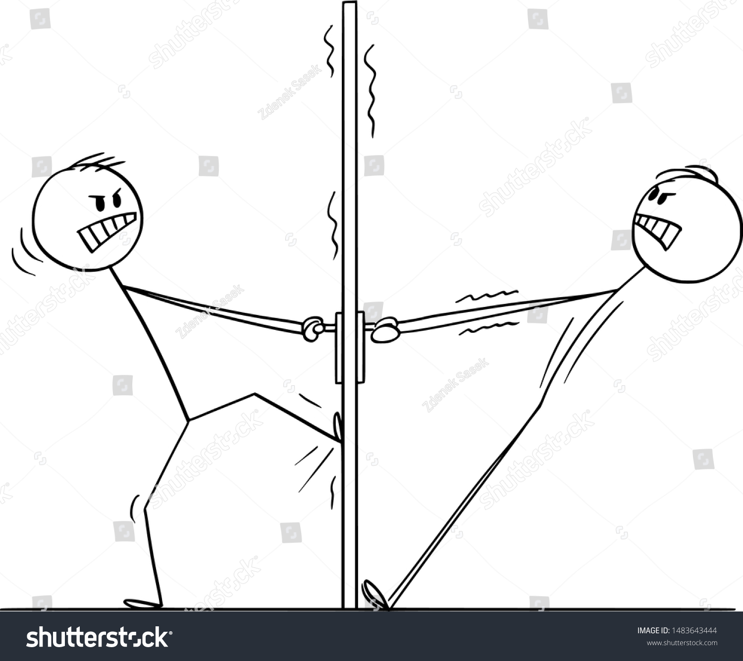 Vektor Stok Vector Cartoon Stick Figure Drawing Conceptual Tanpa Royalti 1483643444 Shutterstock 4294