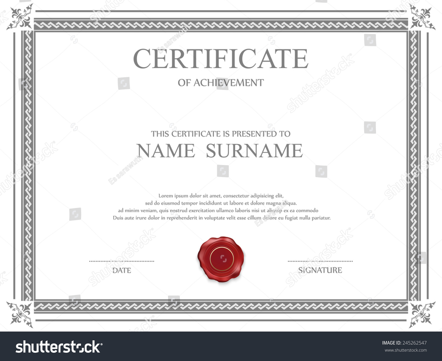 certificate objection sample format special sponsor