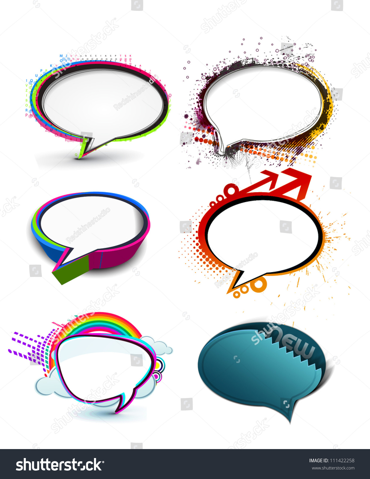 Vector Chat Box Icon Design Element. - 111422258 : Shutterstock