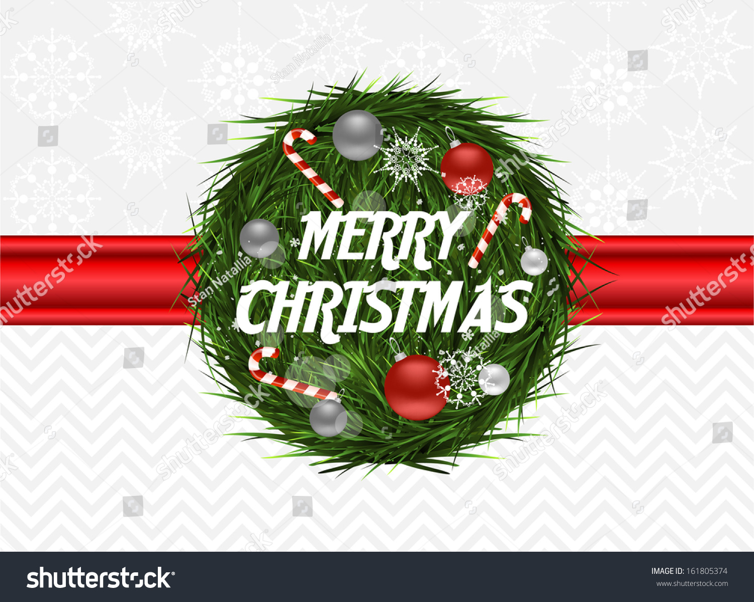 Vector Christmas Card - 161805374 : Shutterstock