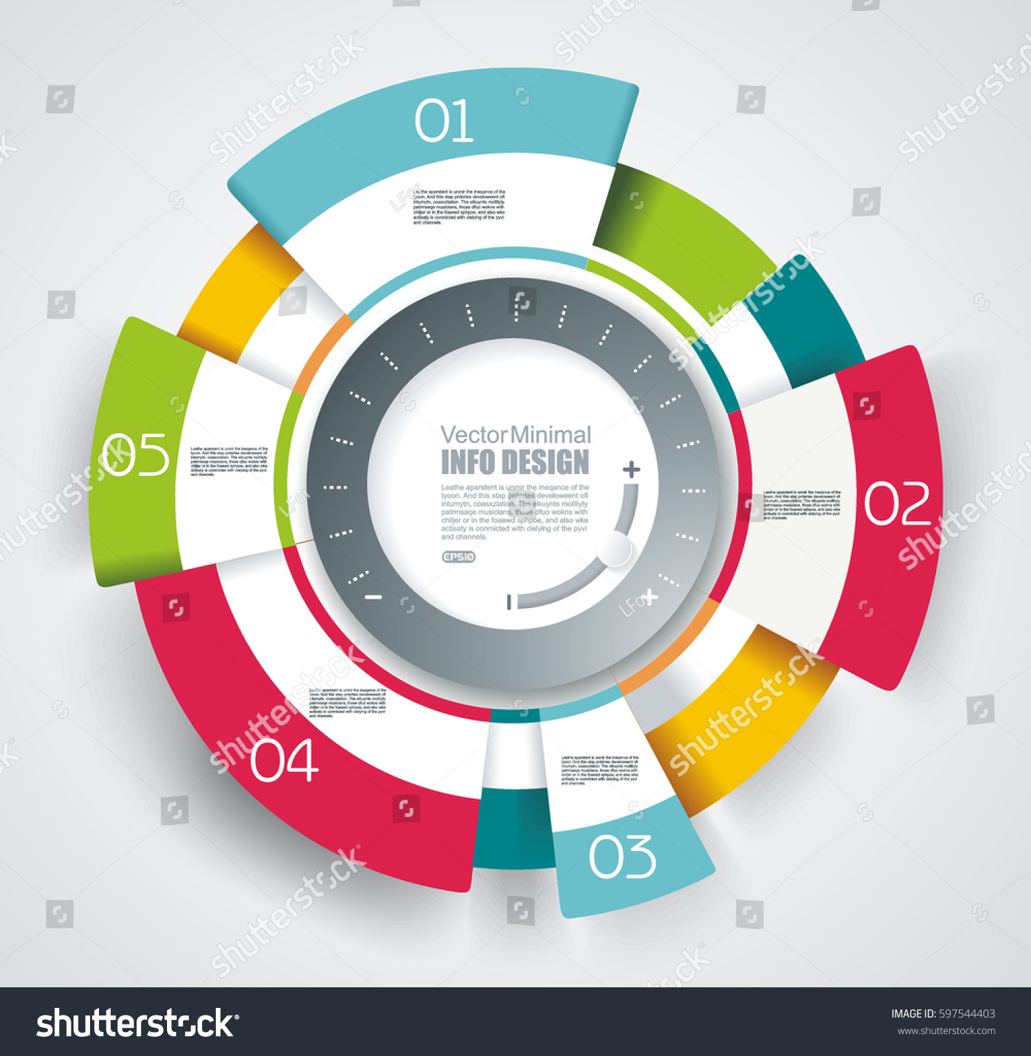 segment vector circle 8 Design Stock Segments Infographic Vector Vector Use Circle