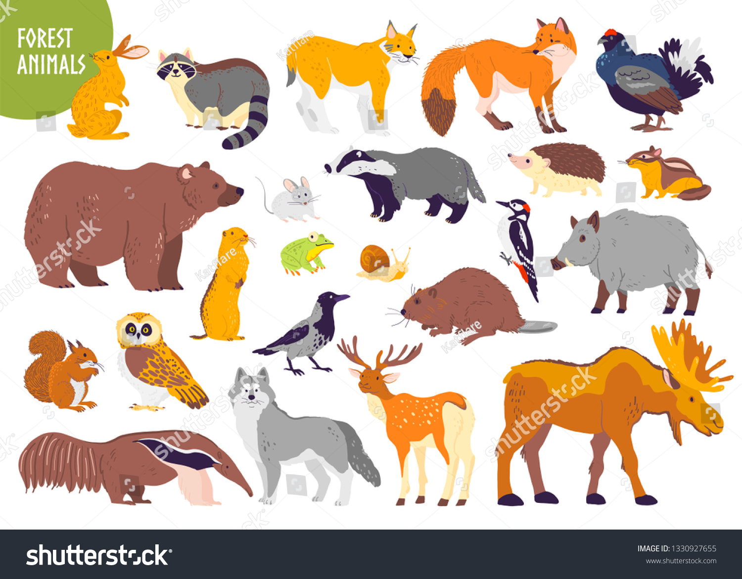 1,358,108 Animal set Images, Stock Photos & Vectors | Shutterstock