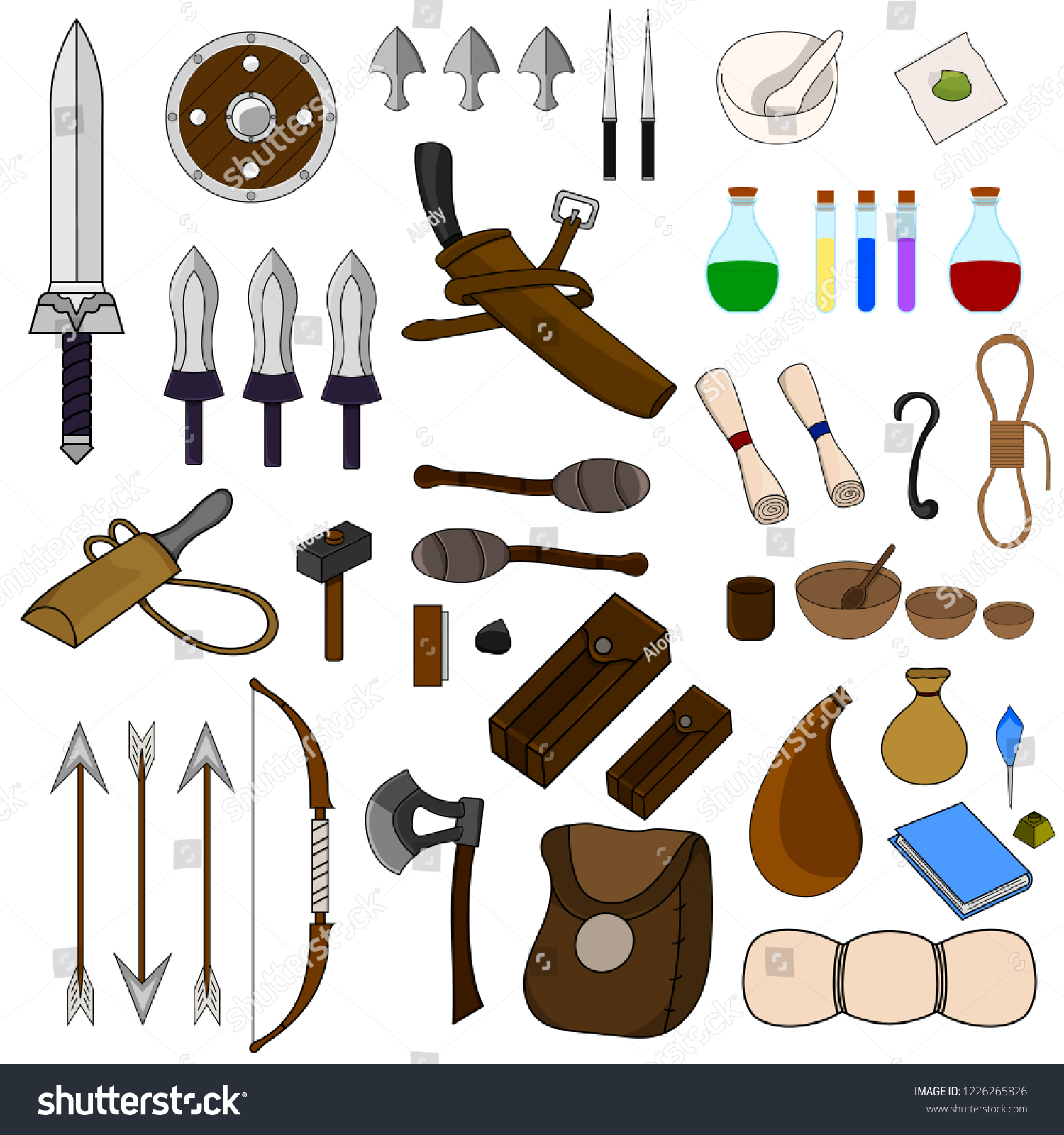 2,536 Medieval item Stock Vectors, Images & Vector Art | Shutterstock