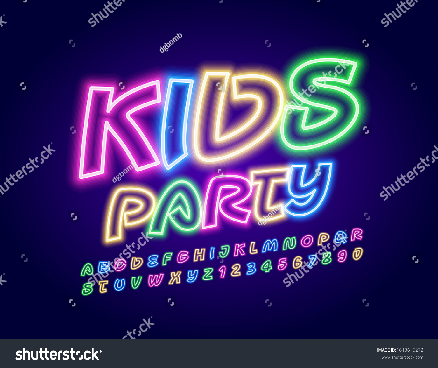 8,675 Glow Party For Kids Images, Stock Photos & Vectors 