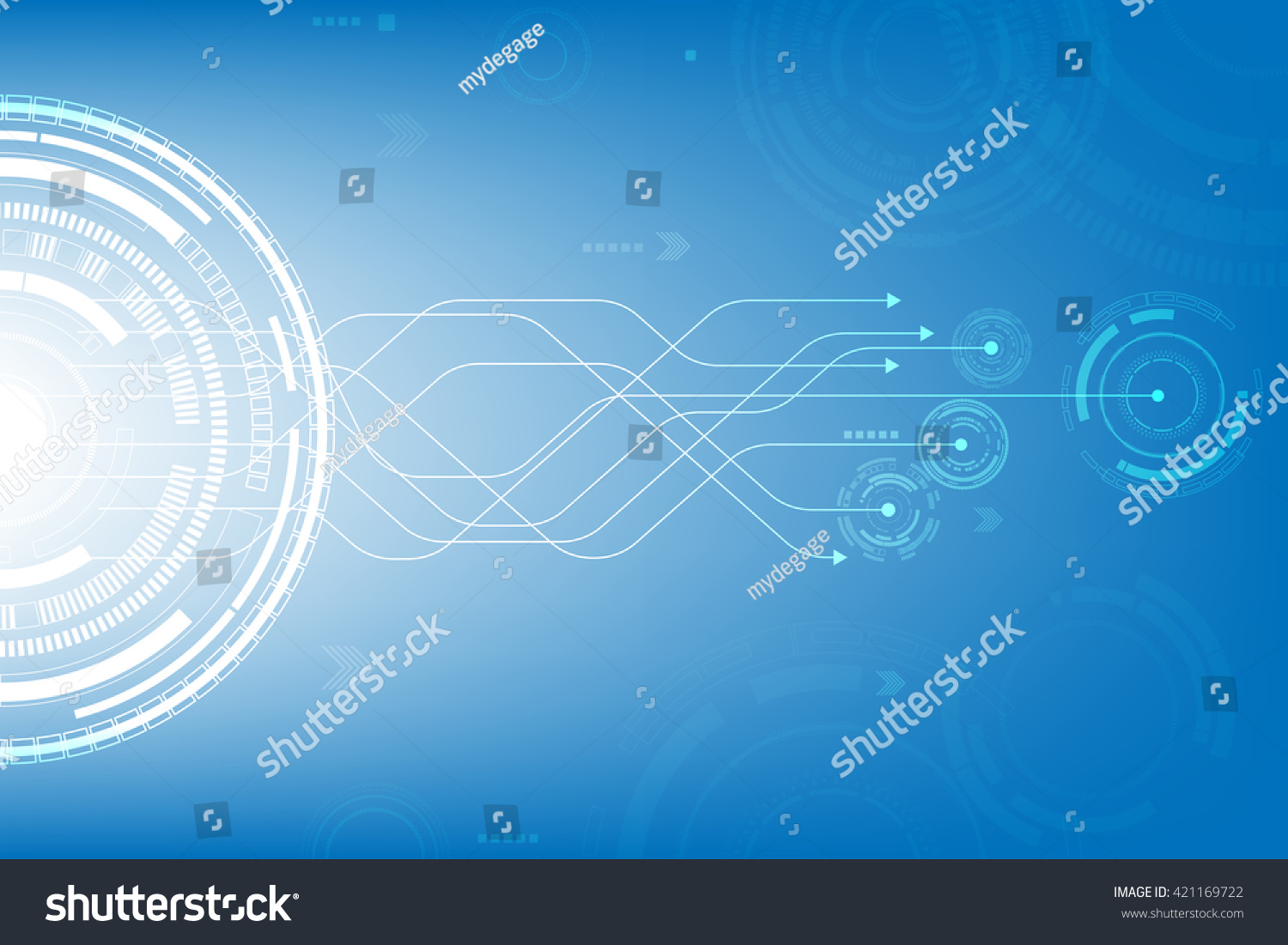 Vector Communication Concept Technology Background Stock Vector ...