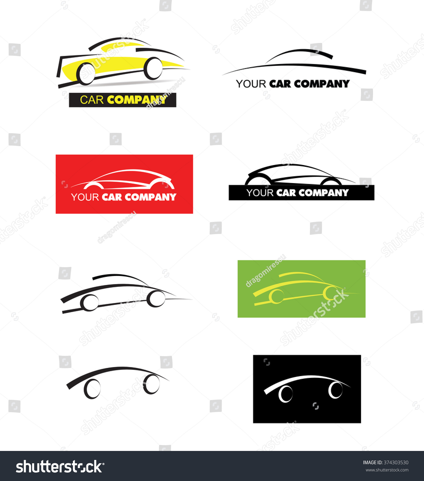 Vector Company Logo Icon Element Template Stock Vector 374303530 Shutterstock Vector Company Logo Element Template