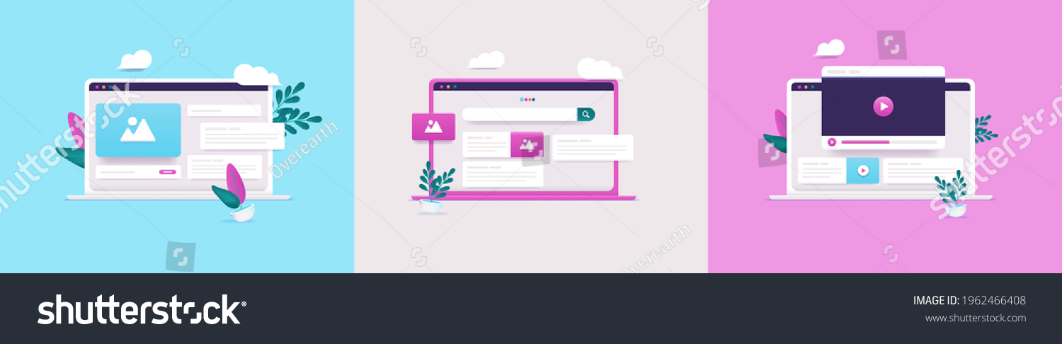 14,080 User interface cartoon concept illustration Images, Stock Photos