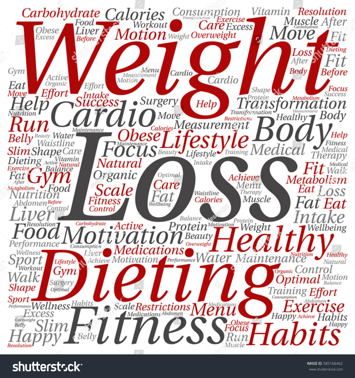 Vector Concept Conceptual Weight Loss Healthy Stock Vector (Royalty ...