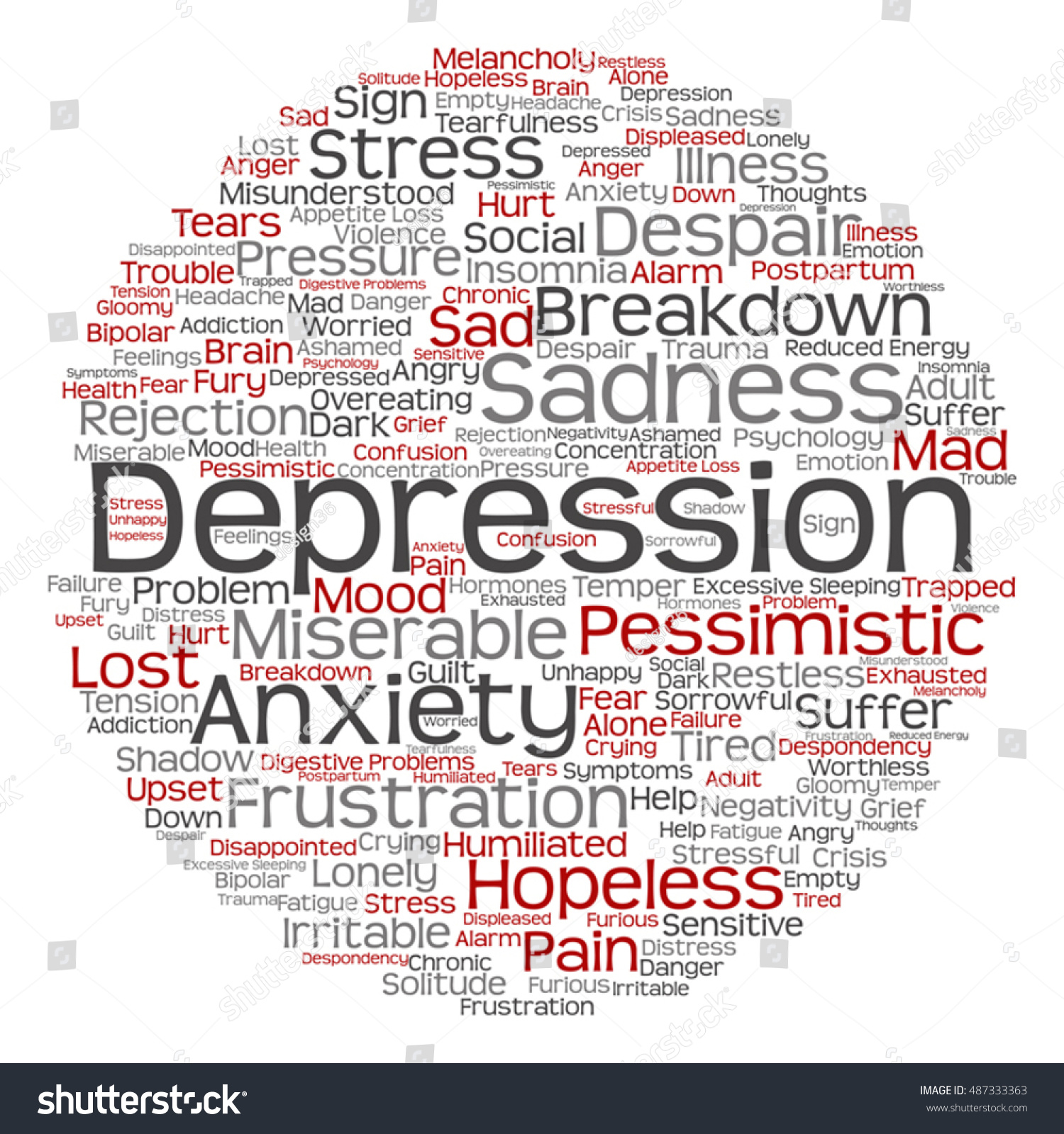 Art against depression word art t Word art