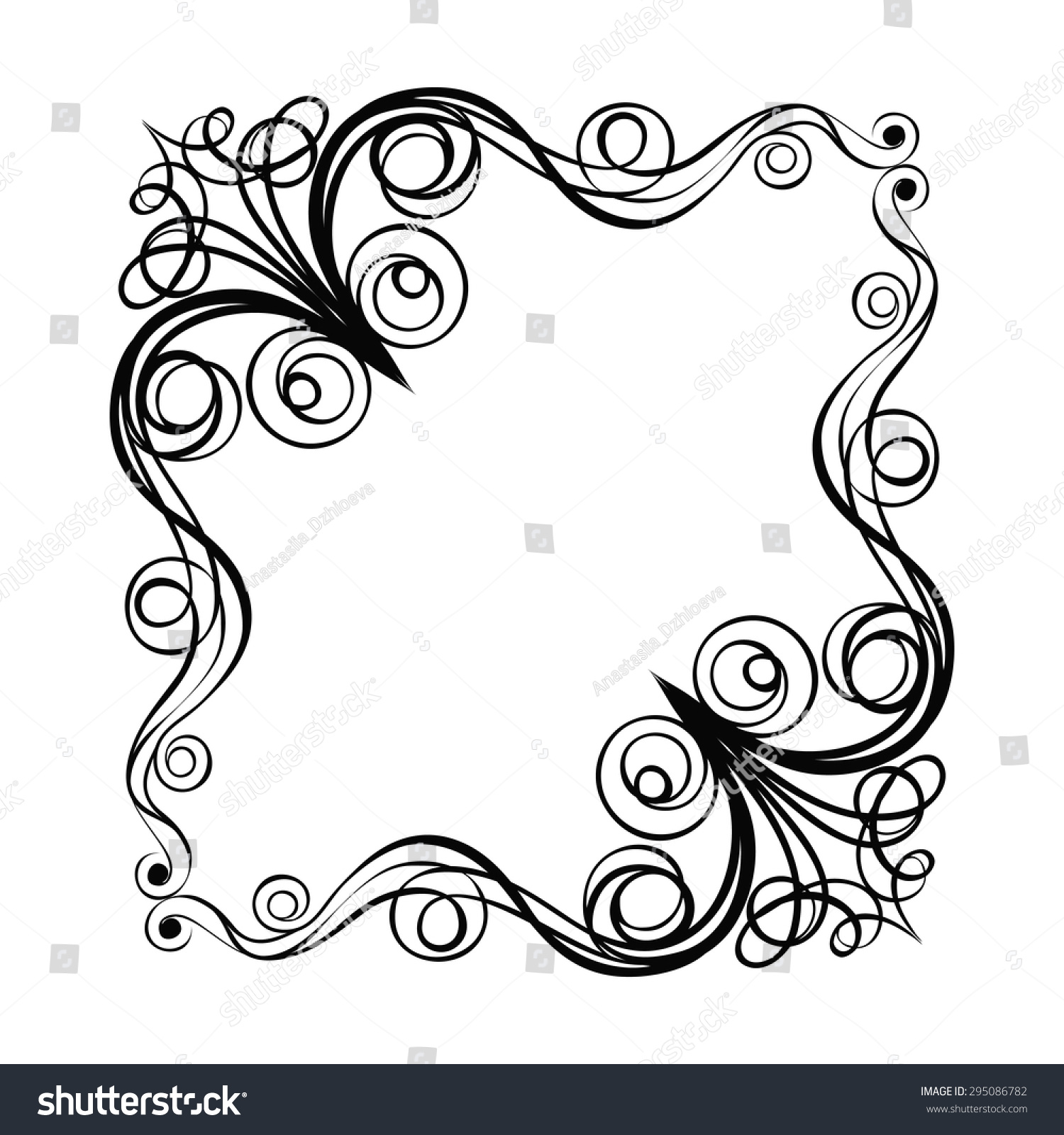 Vector Corner Page Decorations Stock Vector 295086782 - Shutterstock