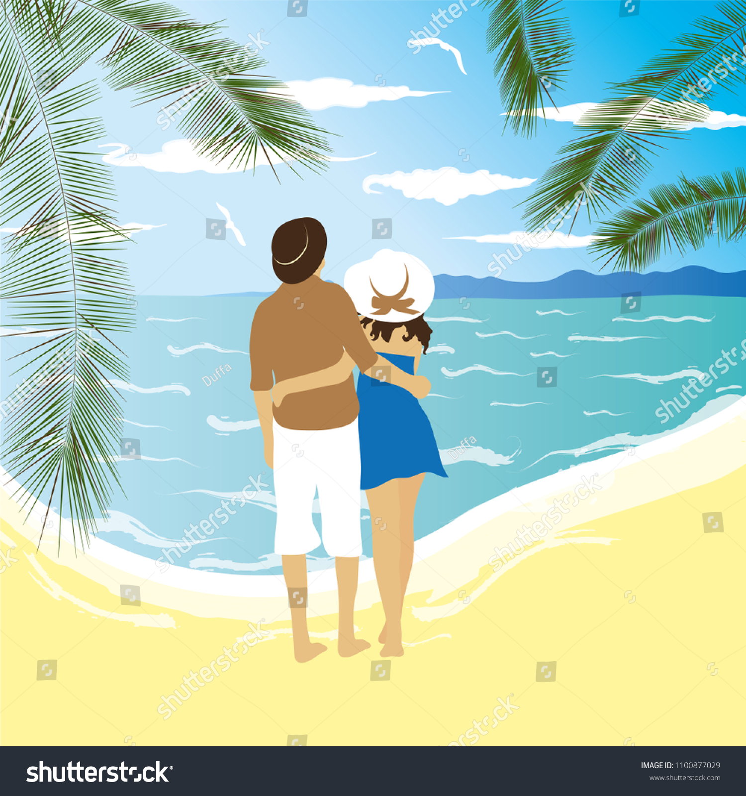 22 Couple Goa Stock Illustrations Images And Vectors Shutterstock