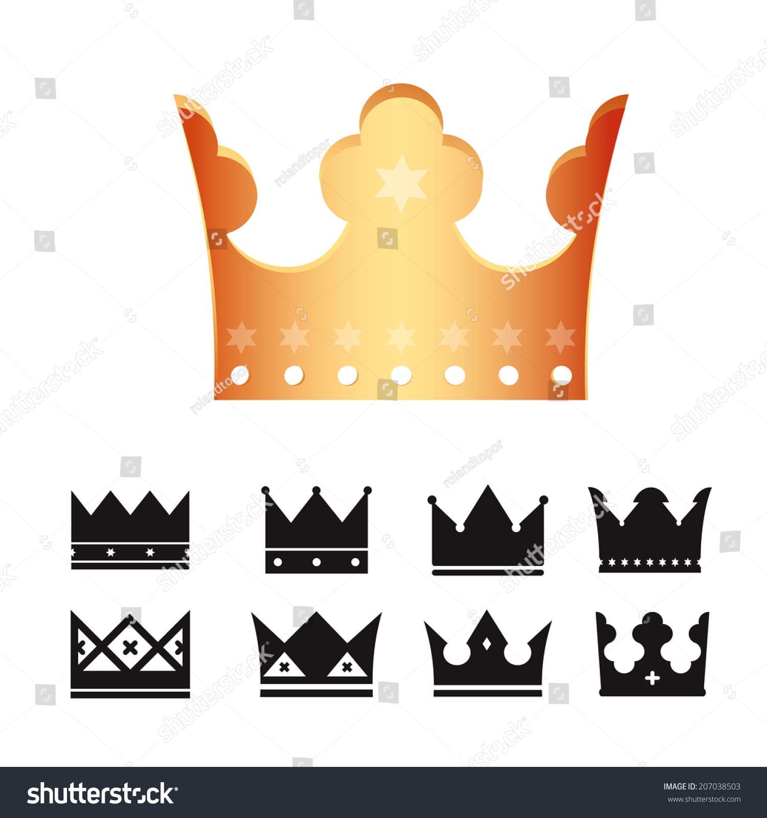 Vector Crowns - 207038503 : Shutterstock