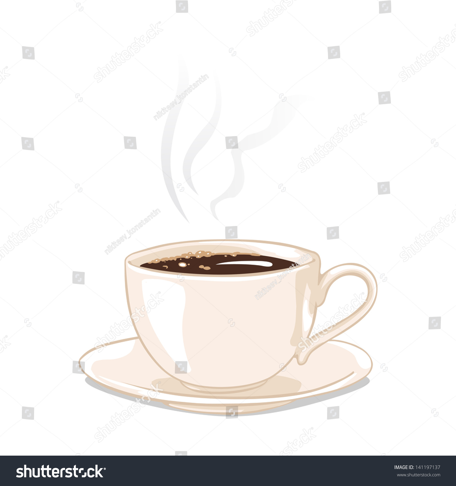 SVG of vector cup of coffee svg