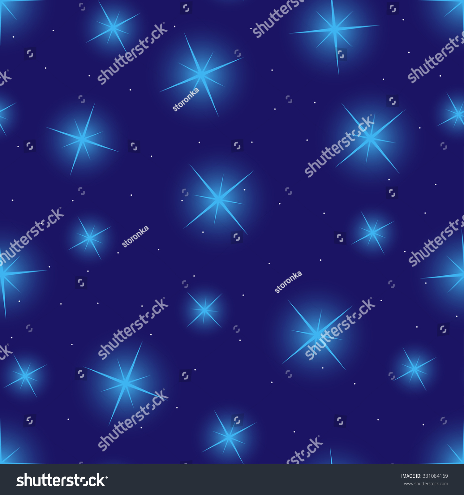 Vector Dark Blue Seamless Texture Sparkles Stock Vector (Royalty Free ...