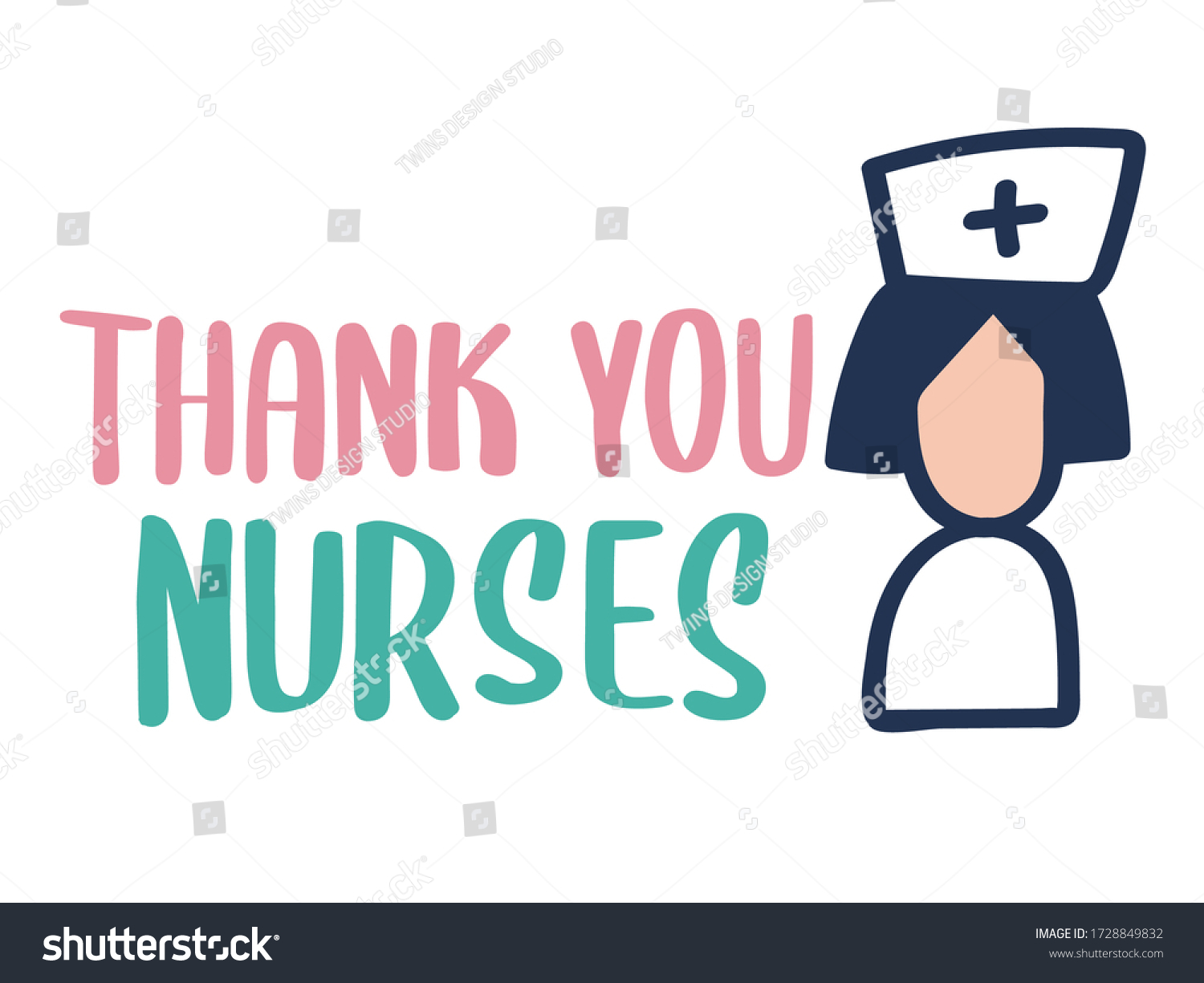 Vector Design Concept Thank You Doctor Stock Vector (Royalty Free ...