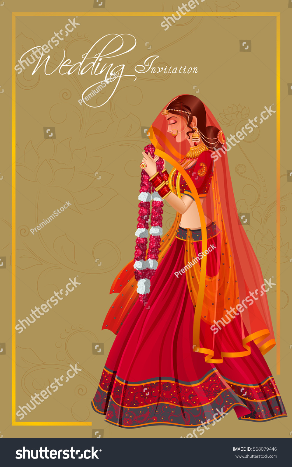 Vecteur Stock Indian Wedding Symbols Wedding Varmala Program Clip Art | Hot  Sex Picture