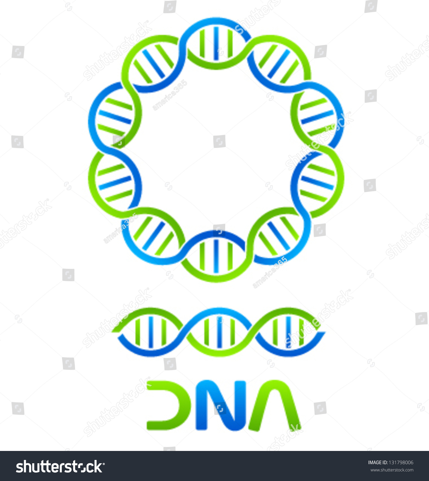 Vector Dna Strand And Seamless - 131798006 : Shutterstock