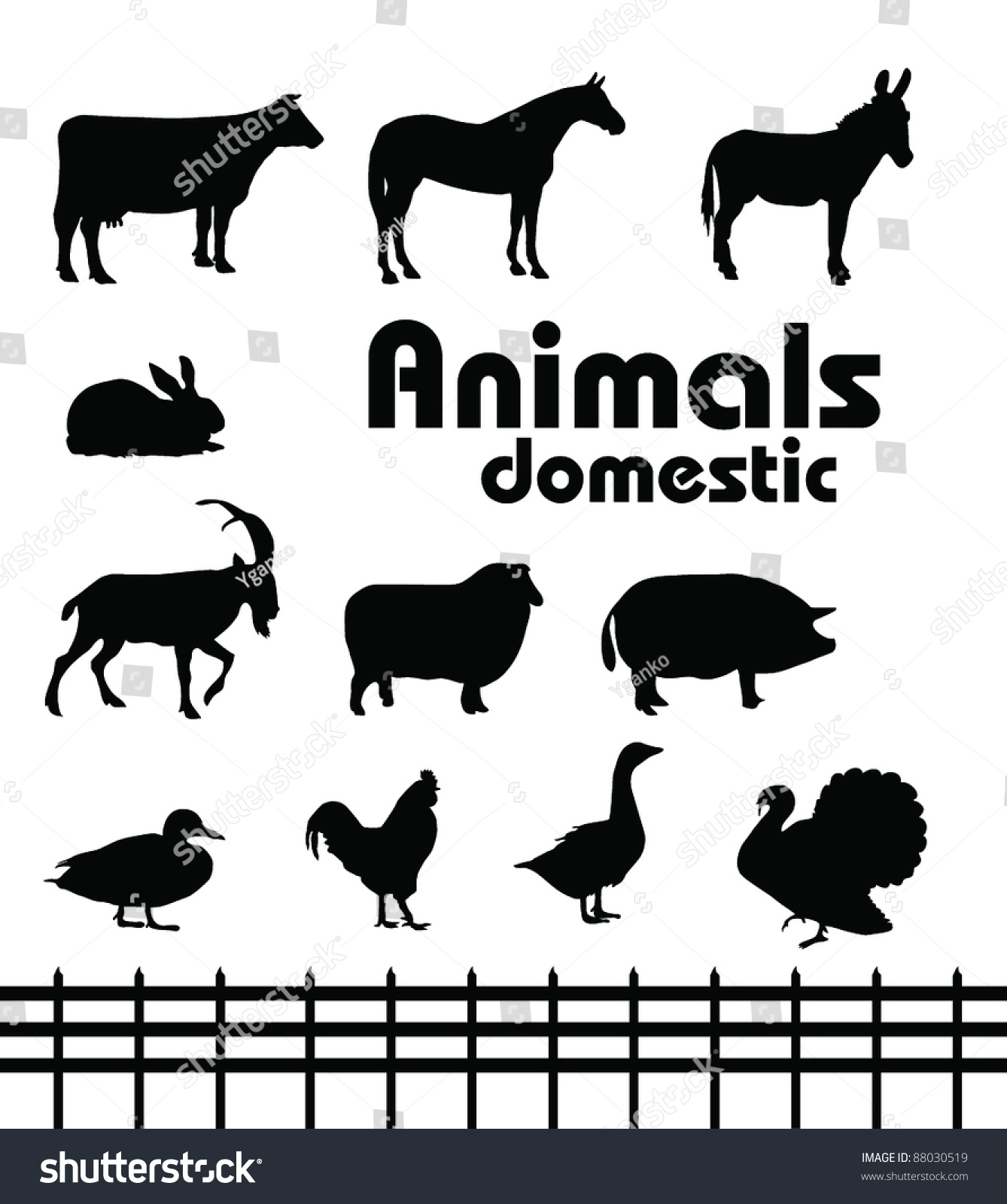 clipart images of domestic animals - photo #31