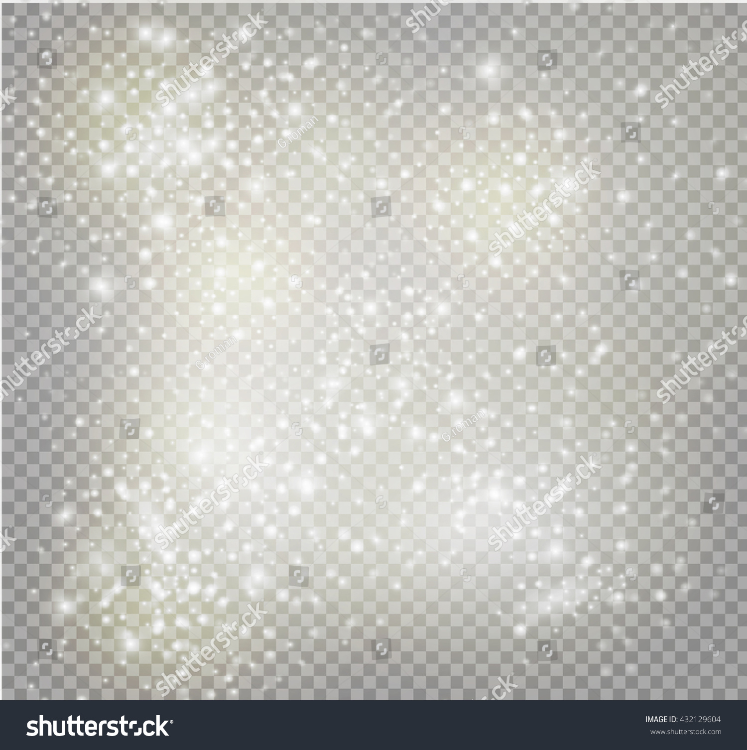 Vector Dust On A Transparent Background - 432129604 : Shutterstock
